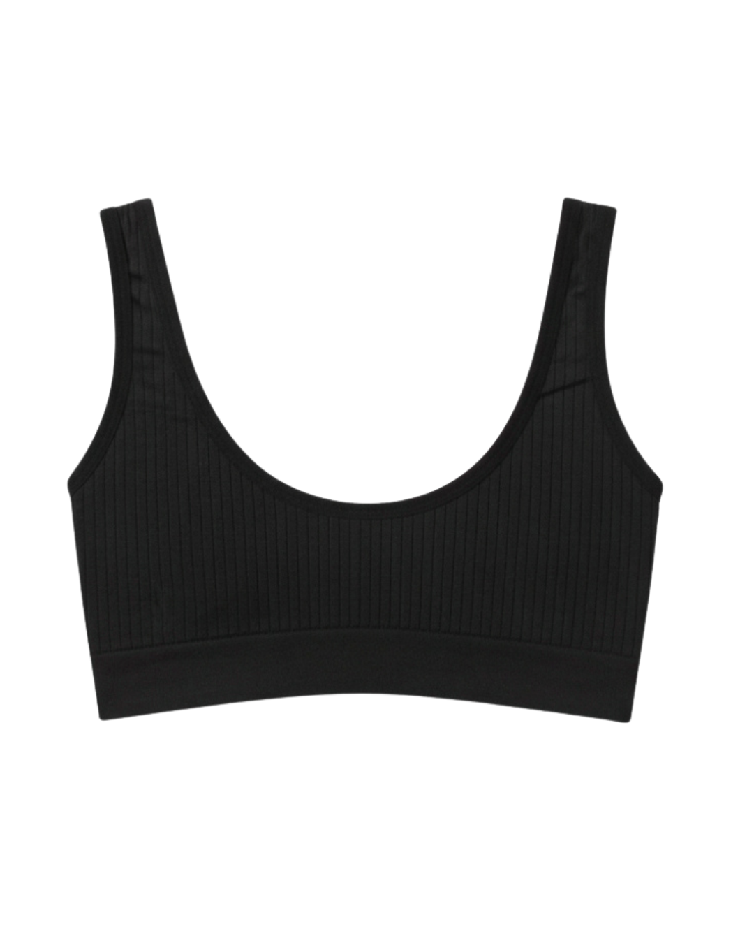 Wireless Front-Closure Cotton Bra - Softelle BlacK