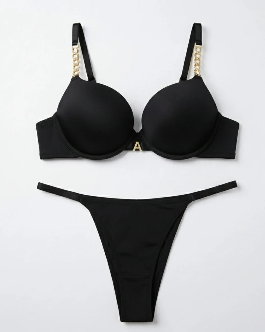 Padded Bra Set - Luxe Lift - Black