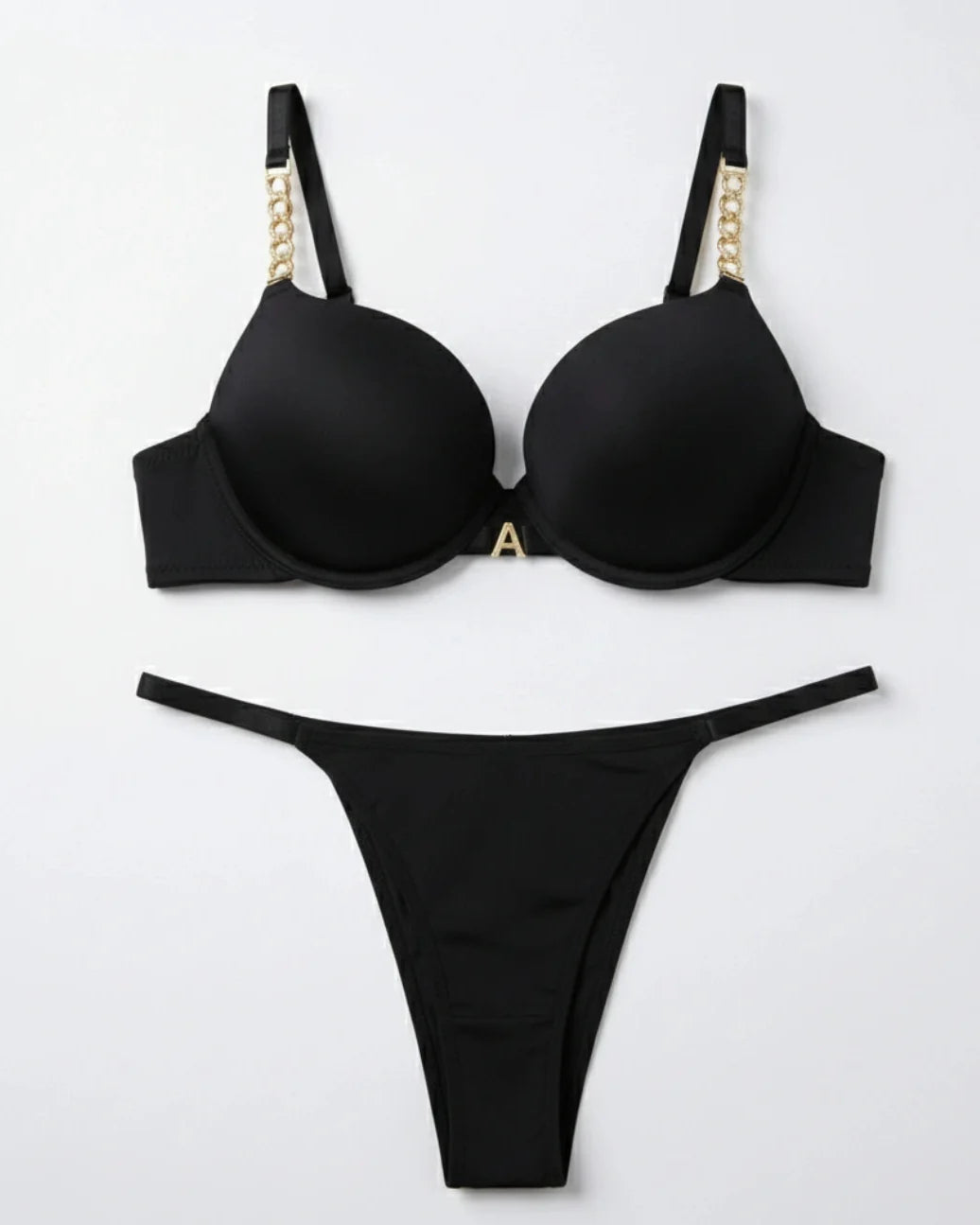 Padded Bra Set - Luxe Lift - Black