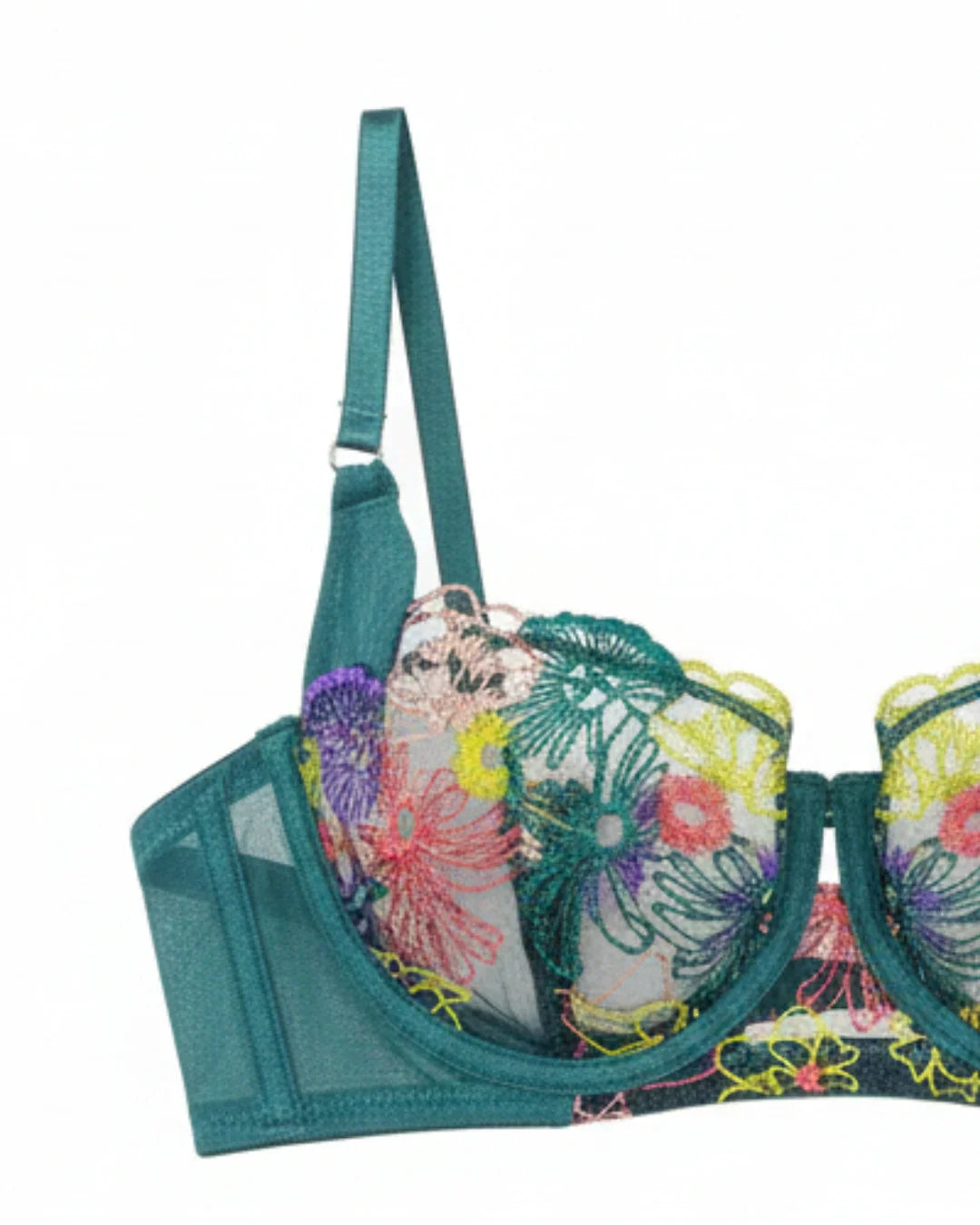 Non-Padded Bra - Luna - Green