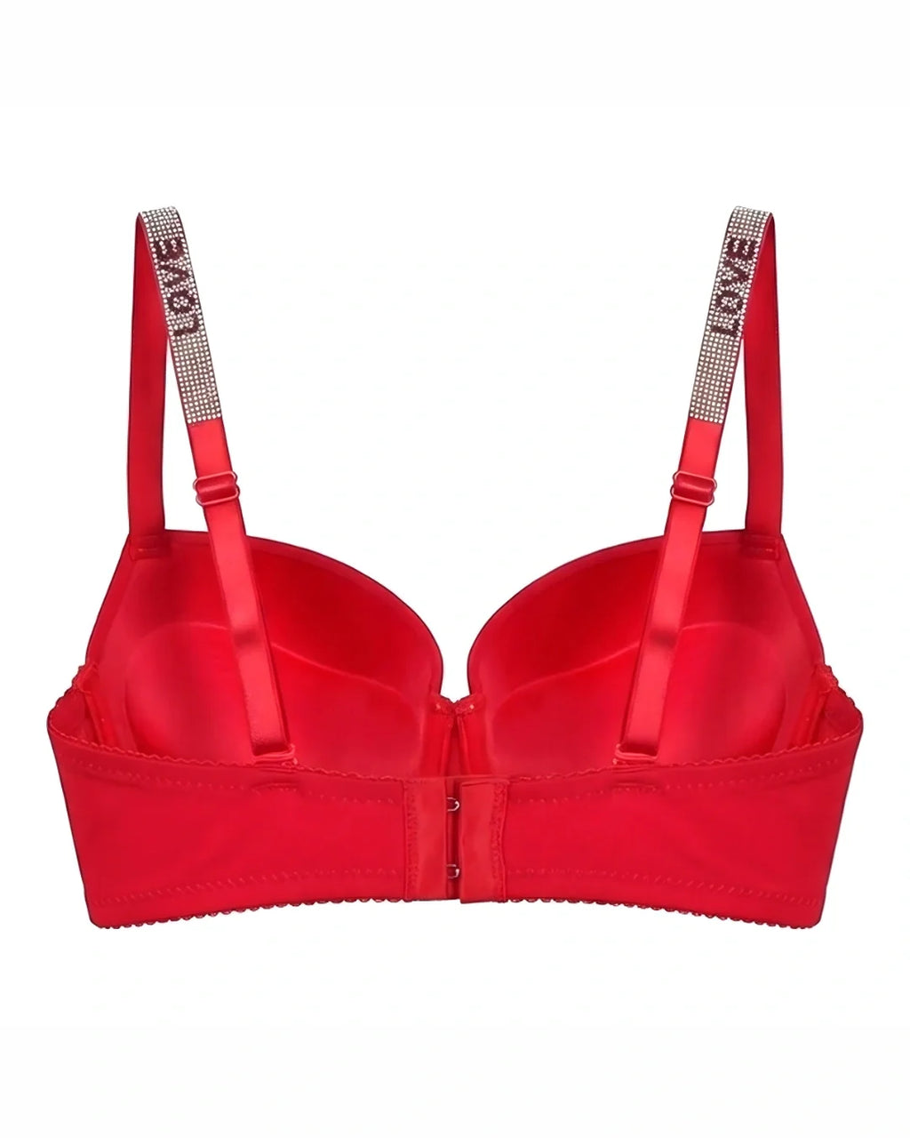 Padded Bra Set - Perfect Curve - Red