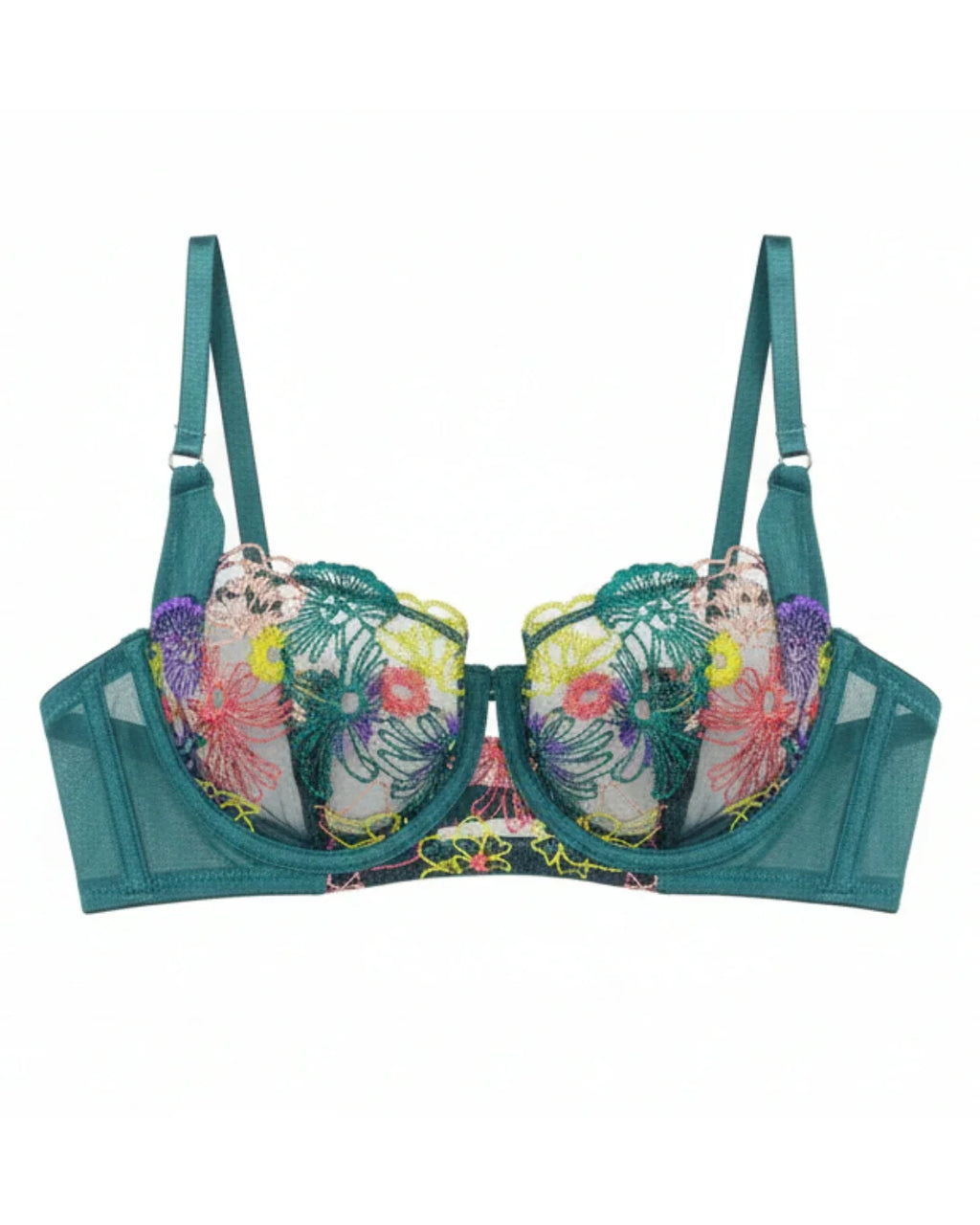Non-Padded Bra - Luna - Green