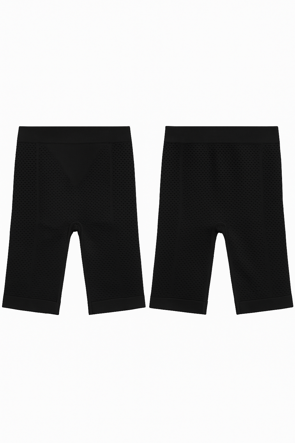 Textured Slim Fit Shaper Shorts