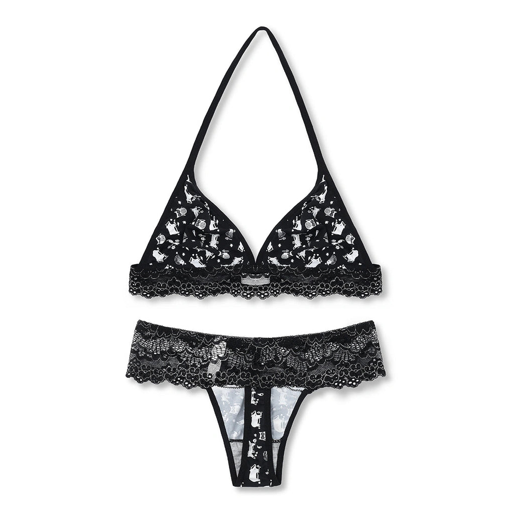 Bra Set - Cozy Cat