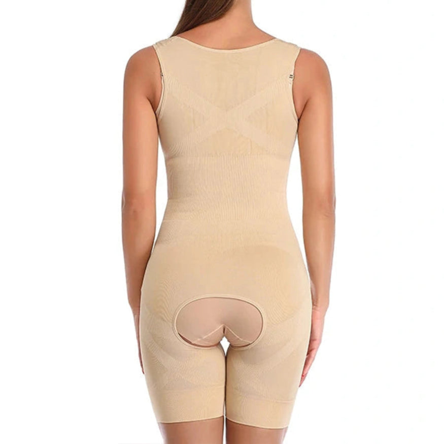 Spanx Full Body Corset Crotch Buckle Body Shaper