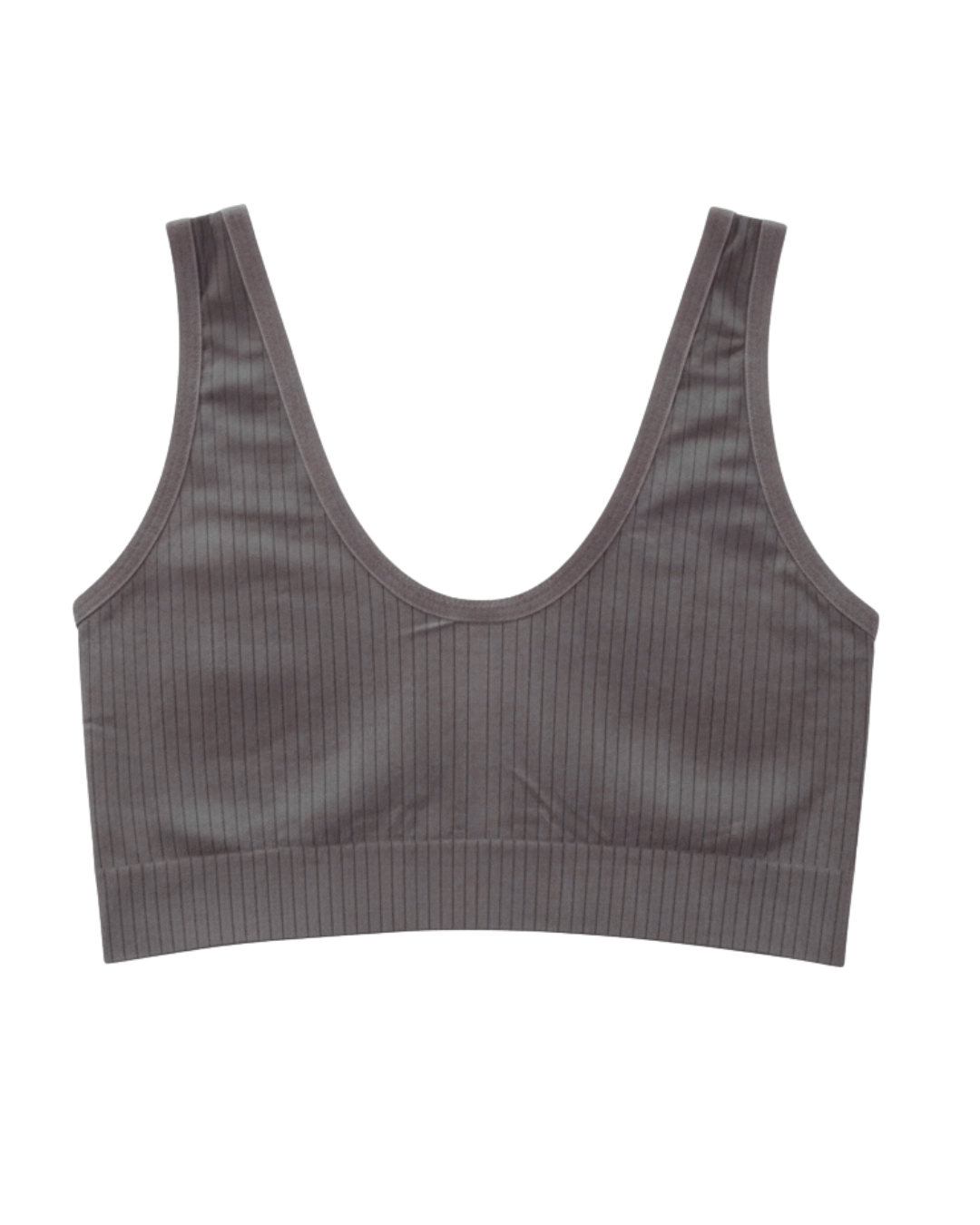 Wireless Front-Closure Cotton Bra - Softelle Grey