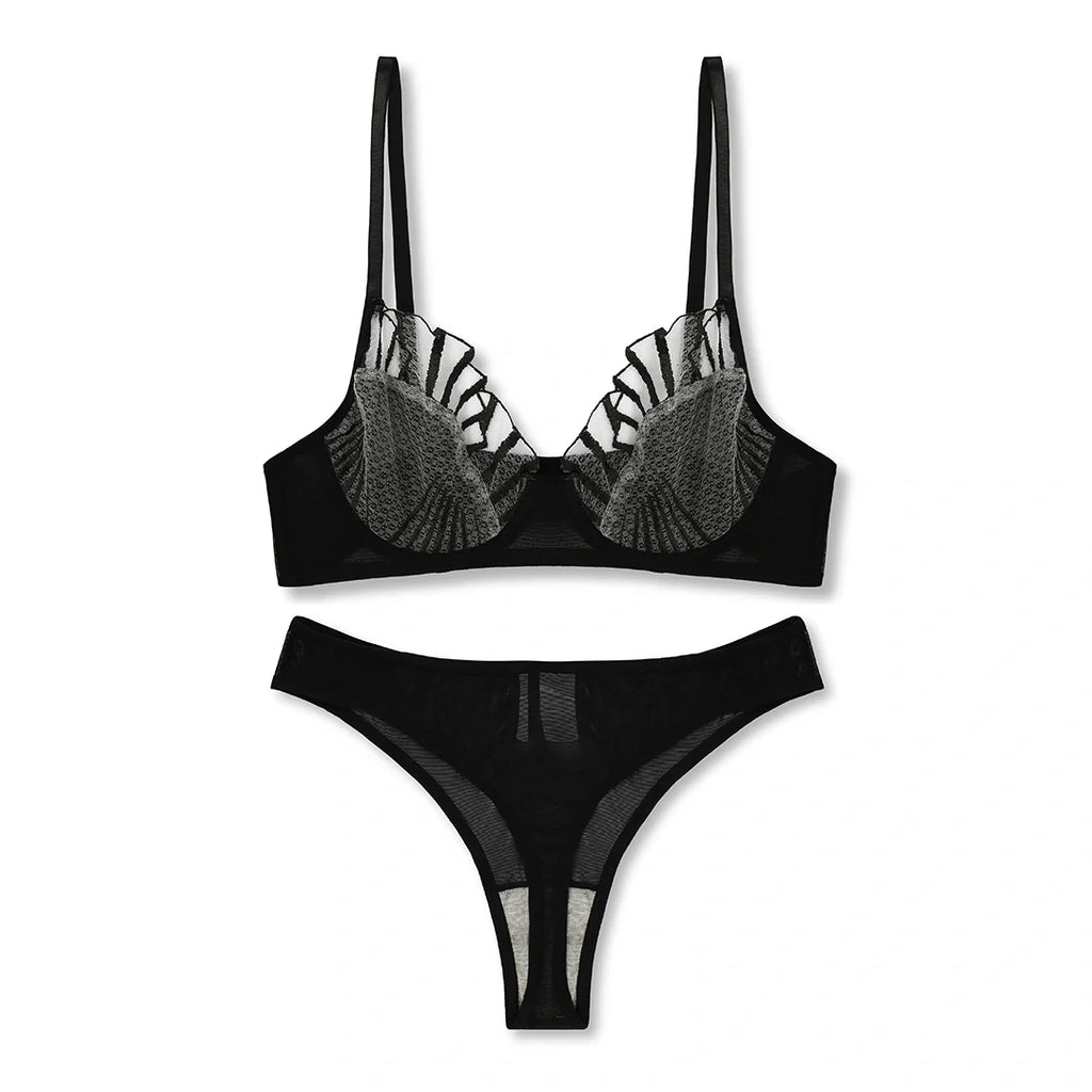 Seashell Non Padded Bra and Panty Set