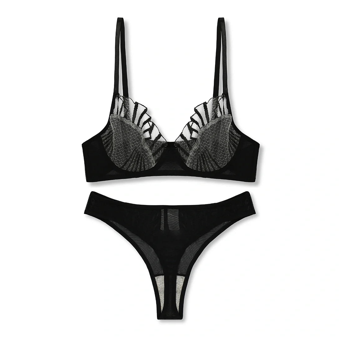 Seashell Non Padded Bra and Panty Set