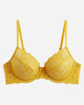 Non-Padded Lace Bra - Liorah - Yellow