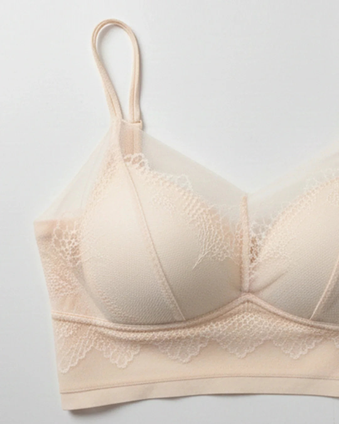Seamless Padded Bra - Nua Lace - Skin