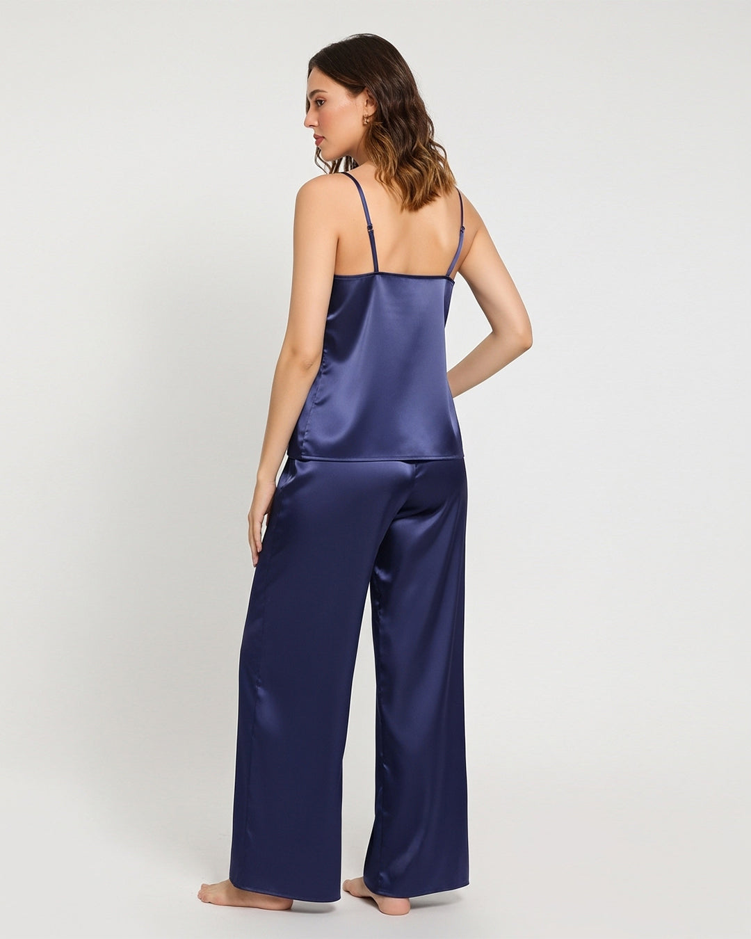 Silk Sleeveless Pj Suit - Dream Silk
