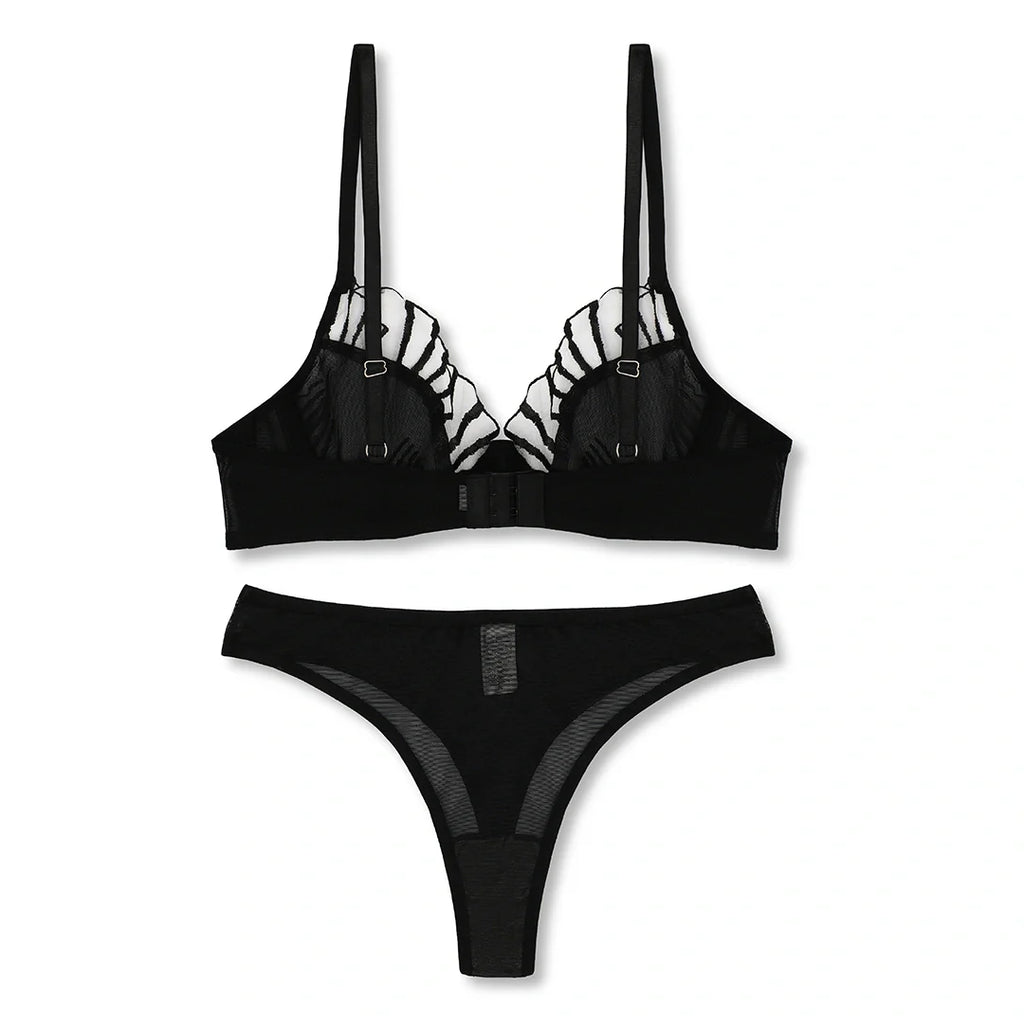 Seashell Non Padded Bra and Panty Set