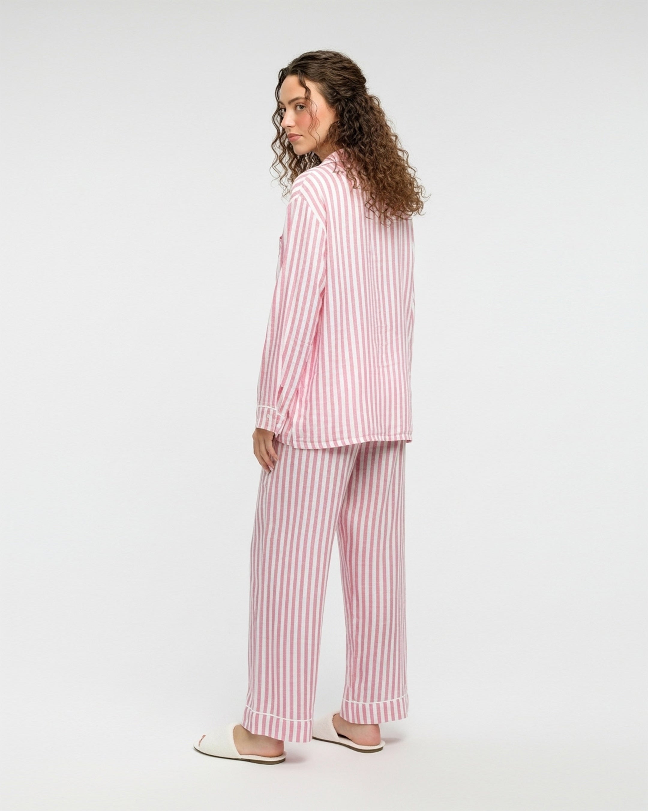 Linen Pajama Suit - Stripe Ease