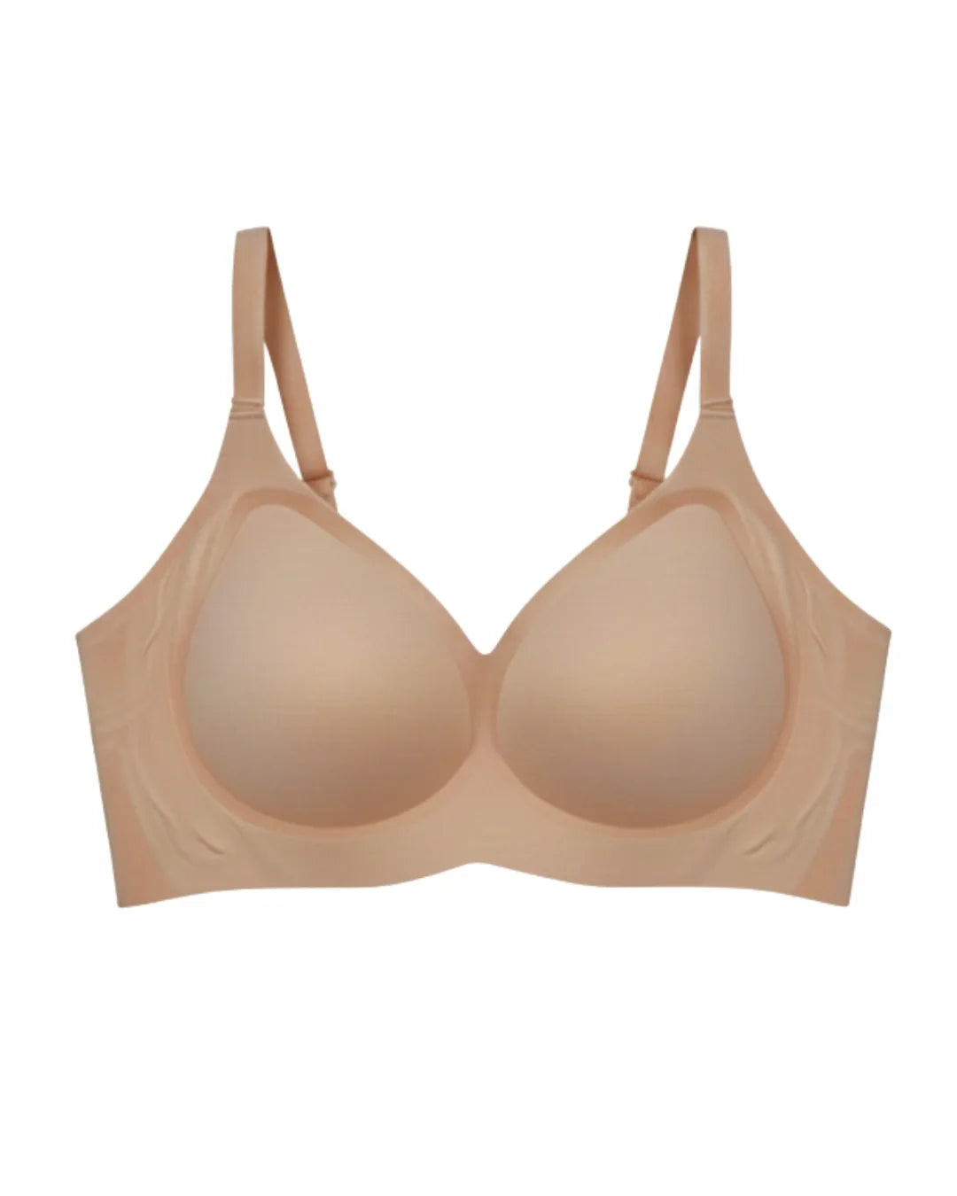 Seamless Padded Bra - Seam Ease - Skin