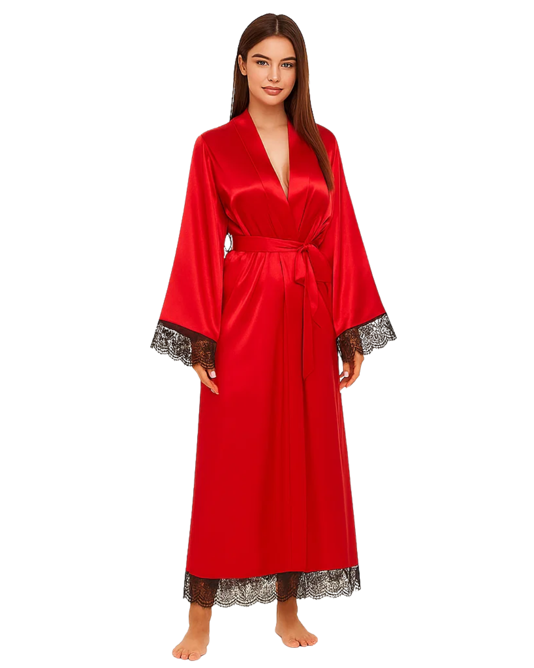 Artistry -Lace Long Robe