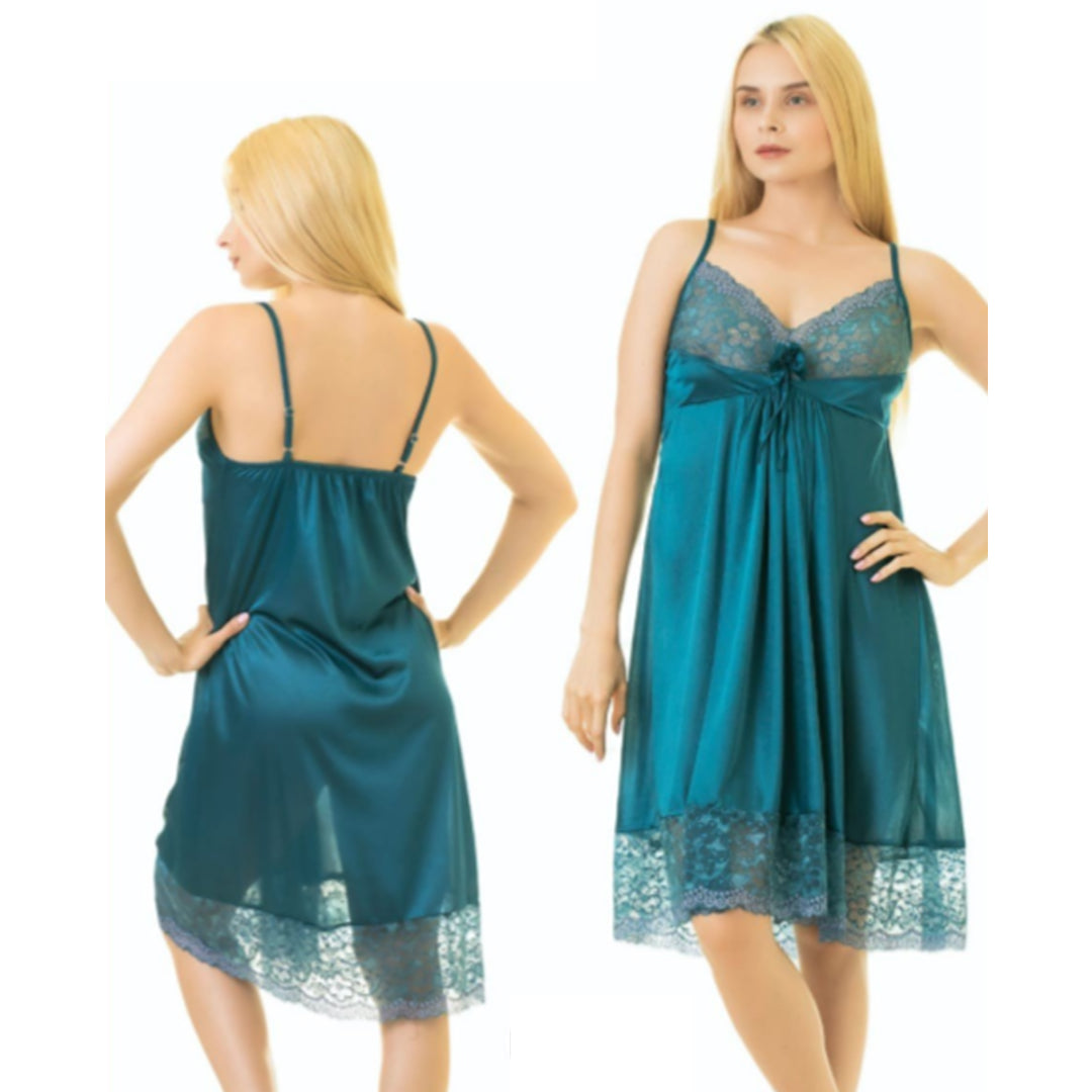 1 Piece Ceder Strap Short Nightie