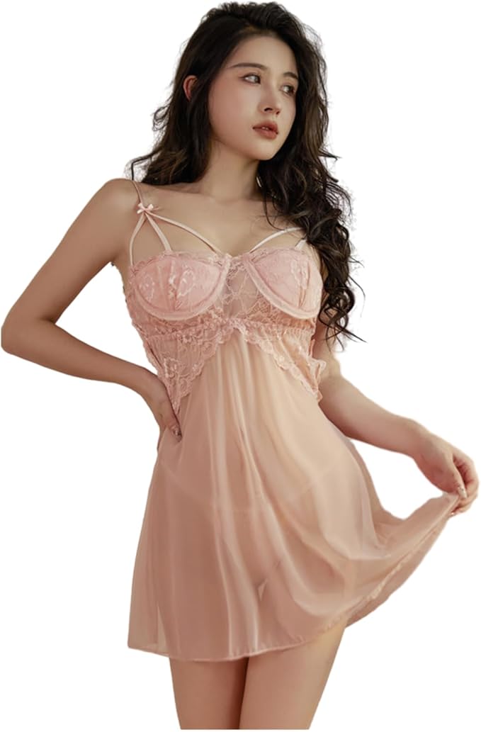 Babydoll Lingerie  - Blush Lace