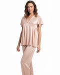 Silk PJ Set - Silk Ease - Champagne