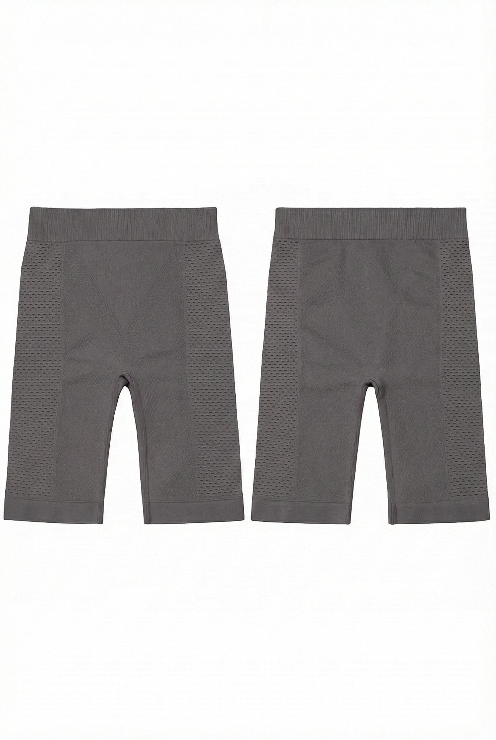 Textured Slim Fit Shaper Shorts