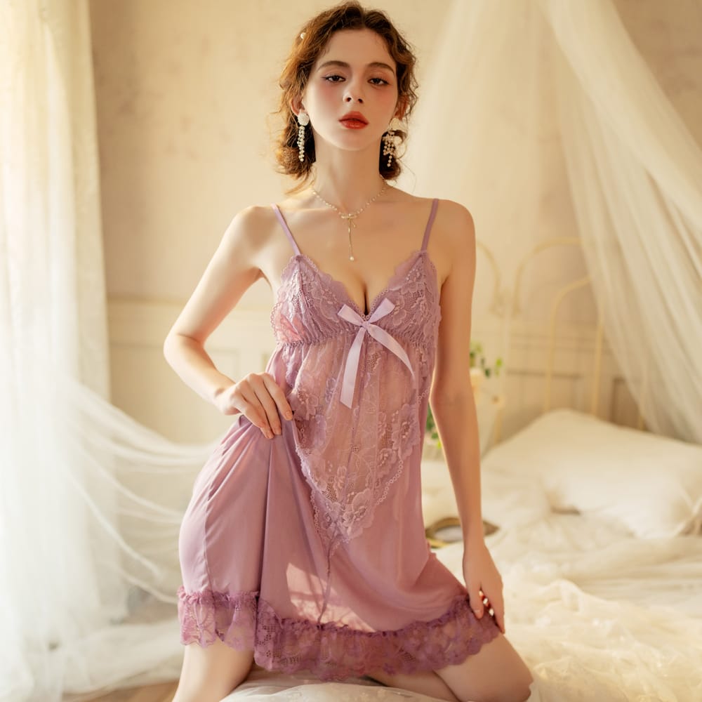 Babydoll Lingerie  -  Amoura Mist