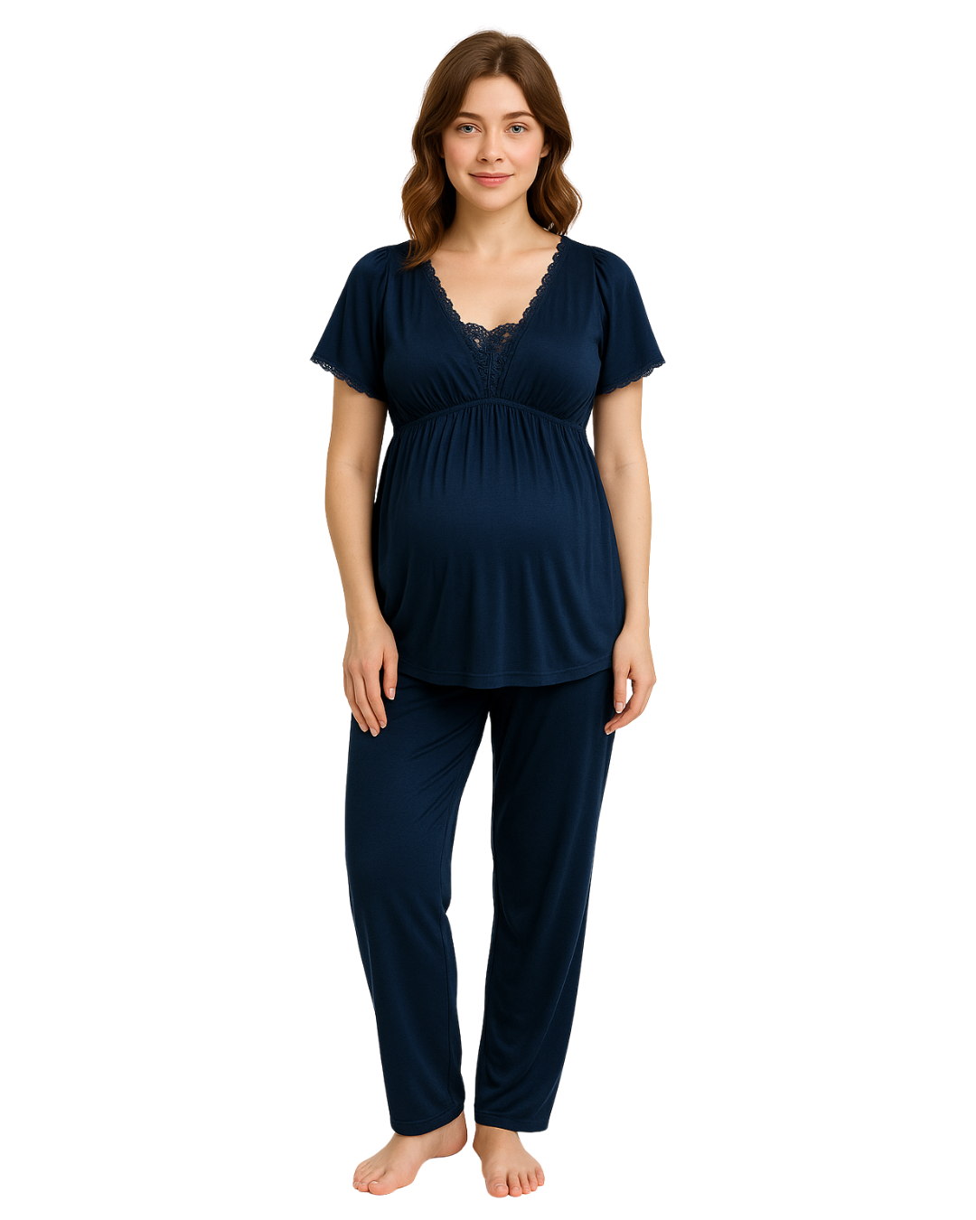 Silk Maternity Pajama Suit - Sleep Spell