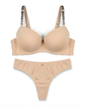 Padded Bra Set - Perfect Curve - Skin