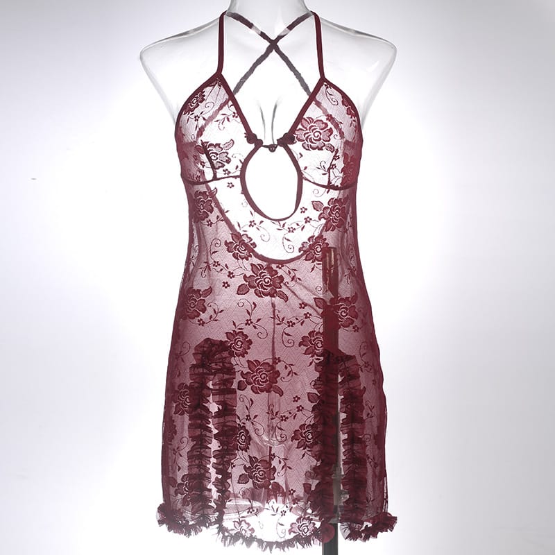 Babydoll Lingerie  -  Violet Whisper