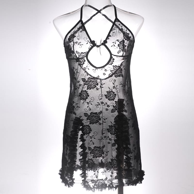 Babydoll Lingerie  -  Violet Whisper