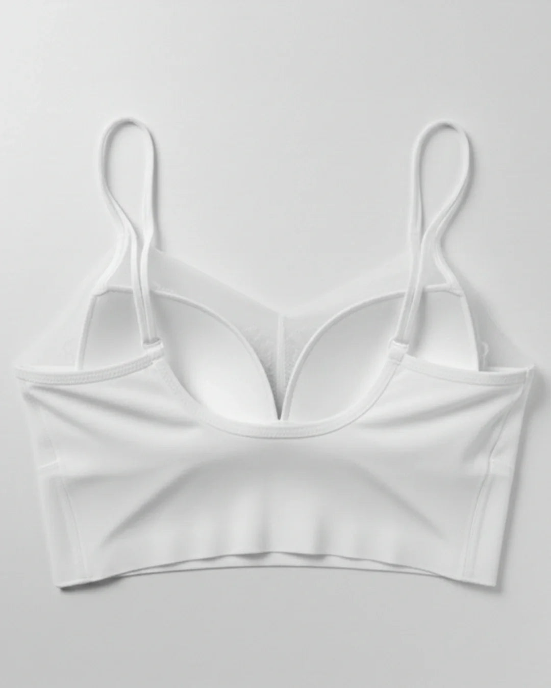 Seamless Padded Bra - Nua Lace - White