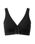 Wireless Front-Closure Cotton Bra - Softelle BlacK