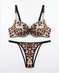 Padded Bra Set - Luxe Lift - Leopard