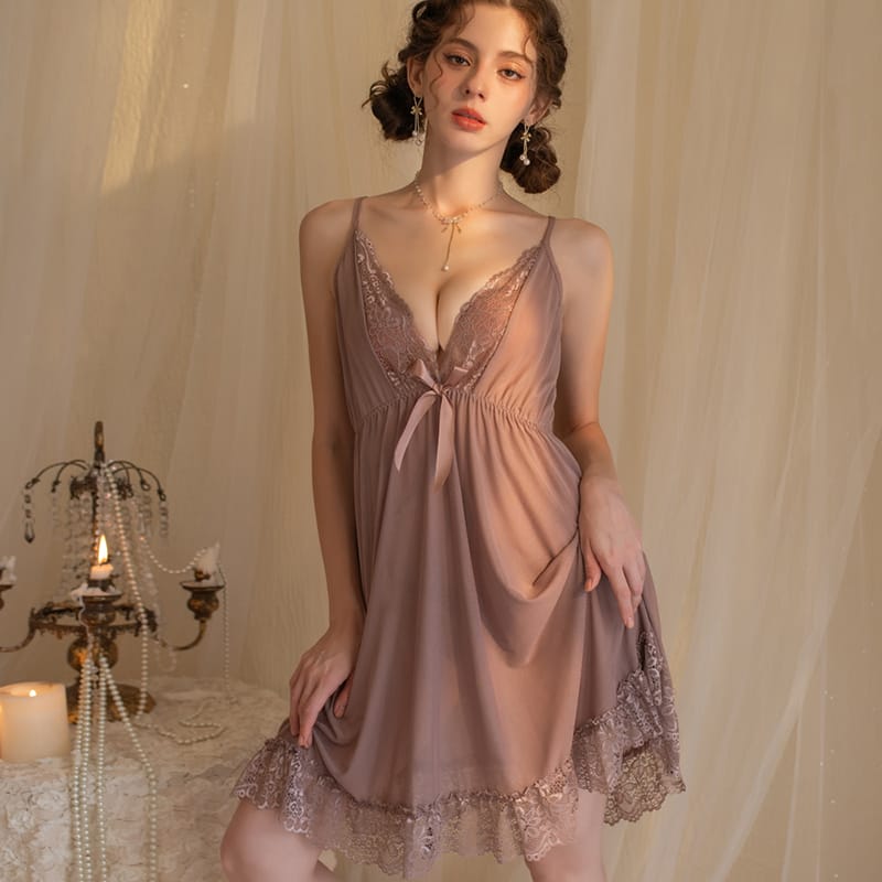 Babydoll Lingerie  - Deep Lace