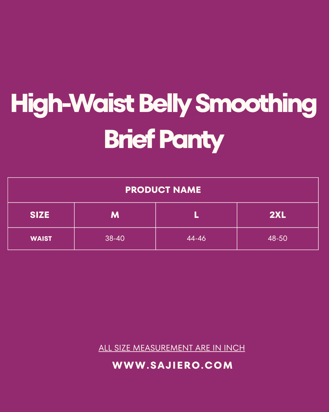 High-Waist Belly Smoothing Brief Panty