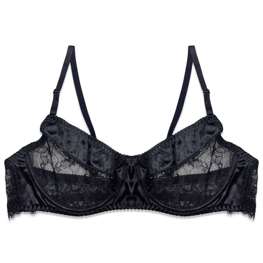 Bra Set - Noir Fleur