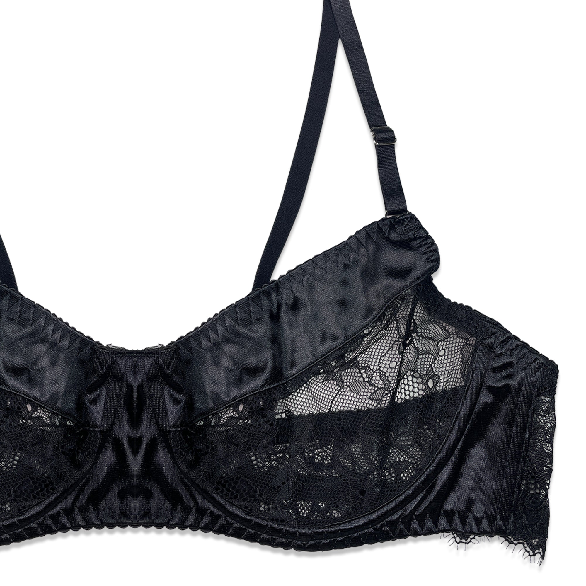 Bra Set - Noir Fleur
